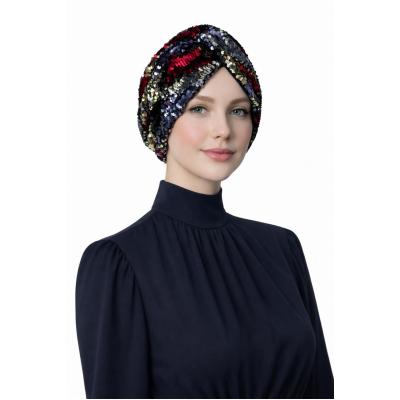 Cok Renkli Payetli bone