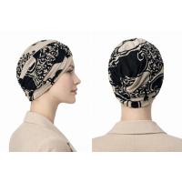 Desenli pamuklu bone