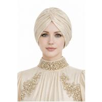 Gold simli varaklı bone