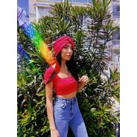 LUNA NEON PEMBE PAYETLİ BONE