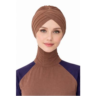 Sütlü Kahve Deniz-Havuz Bonesi