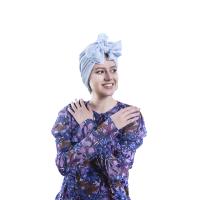 Yonca Acık Mavi Bone